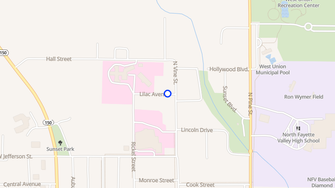 Map for Cedar Court Senior Apartments - West Union, IA
