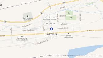 Map for Girard Towers - Girardville, PA