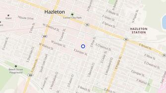 Map for Center City Apartments - Hazleton, PA