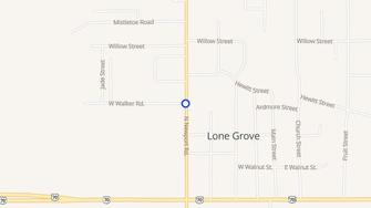 Map for Lone Grove Apartments - Lone Grove, OK