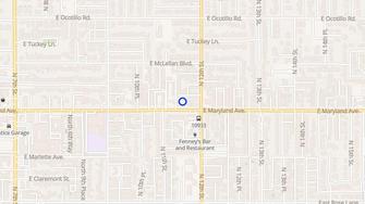 Map for Maryland East Apartments - Phoenix, AZ