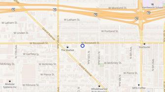 Map for Roosevelt Lofts - Phoenix, AZ