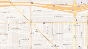 Map for Roosevelt Lofts - Phoenix, AZ