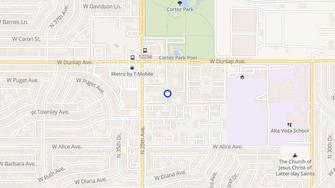 Map for Phoenician Palms - Phoenix, AZ