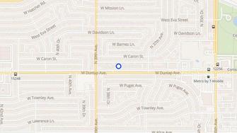 Map for Parkwood Apartments - Phoenix, AZ