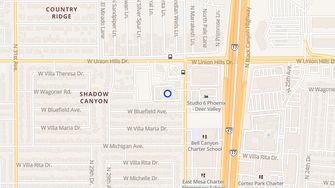 Map for Sand Dollar Apartments - Phoenix, AZ