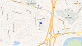 Map for Pine Hill Gardens - Nashua, NH