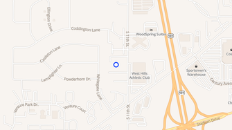 Map for Peppertree Apartments - Kalamazoo, MI