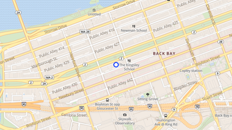 Map for Garden Halls - Boston, MA