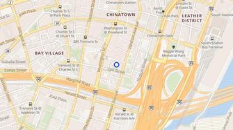 Map for The Metropolitan - Boston, MA