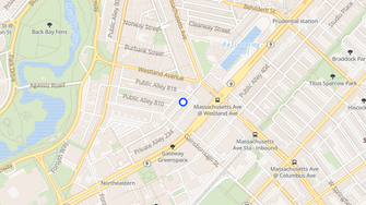 Map for Symphony Properties - Boston, MA