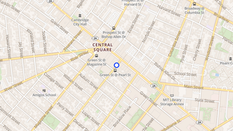 Map for 15 Pearl Street - Cambridge, MA