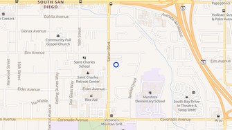 Map for Nestor Regency Apartments - San Diego, CA