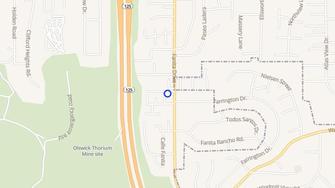 Map for Fletcher Valley Apartments - Santee, CA