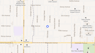 Map for Serenidad Apartments - San Diego, CA