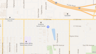 Map for Eastwood Lake Apartments - Emporia, KS