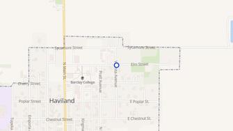 Map for College Hill Apartments - Haviland, KS