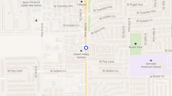 Map for Hidden Village Apartments - Glendale, AZ