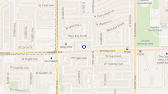 Map for Courtyard Apartments - Glendale, AZ