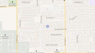 Map for Cambridge Square - Glendale, AZ