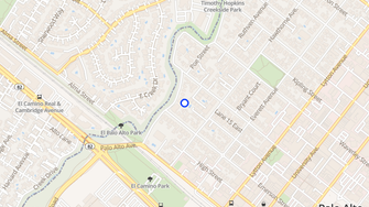 Map for Roble Vista Apartments - Palo Alto, CA