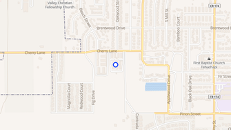 Map for Sierra Vista Apartments - Tehachapi, CA