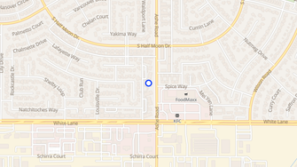 Map for Sand Creek Apartments - Bakersfield, CA