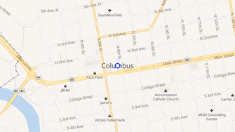 Map for Lehmberg Heights Apartments - Columbus, MS