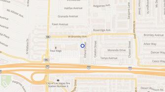 Map for Almond Tree Apartments - Las Vegas, NV