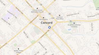 Map for Meadow Creek Townhomes - Concord, NC