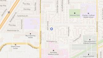 Map for Signature at Fairfield  - Fairfield, CA