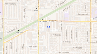 Map for Tabor Villa Apartment - Fairfield, CA