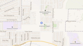 Map for Alderbrook Heights Apartments - Santa Rosa, CA