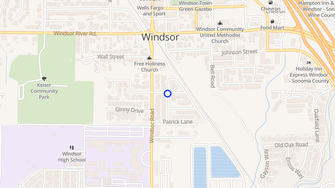 Map for Windsor Park Apartments - Windsor, CA