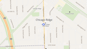Map for Briargate Apartments  - Chicago Ridge, IL