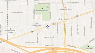 Map for Butterfield Apartments - Hillside, IL