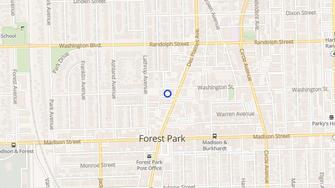 Map for Forest Park Apartments - Forest Park, IL