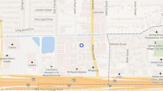 Map for Blalock Woods-South Apartments - Houston, TX