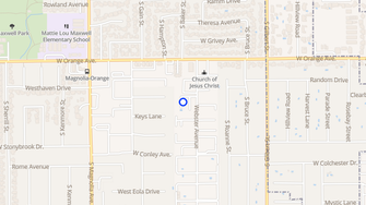 Map for Villa La Quinta - Anaheim, CA