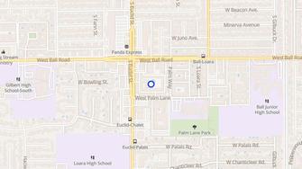 Map for Palmilla Villas - Anaheim, CA