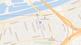 Map for Klondike Apartments - Anaheim, CA