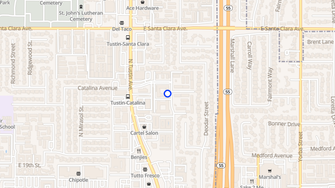 Map for Tustin View Apartments  - Santa Ana, CA
