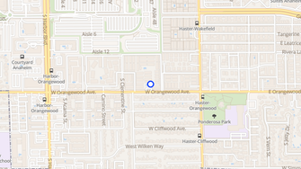 Map for Orangewood Garden Apartments - Anaheim, CA