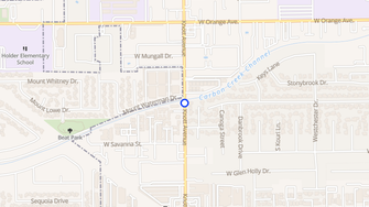 Map for Villas Apartment Homes  - Anaheim, CA
