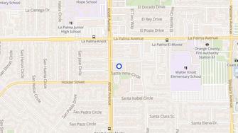 Map for Buena La Vista Apartment Homes - Buena Park, CA