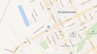 Map for Gerald L Shenk - Elizabethtown, PA