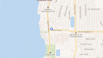 Map for Bayshore Apartments Of Dunedin - Dunedin, FL