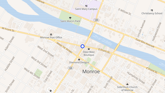 Map for Custer Estates Apartments - Monroe, MI