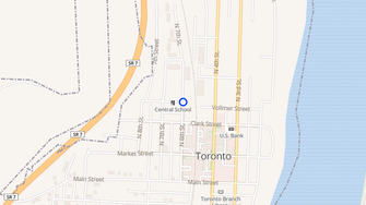 Map for Riverside Manor Apartments - Toronto, OH
