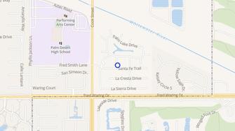 Map for Palm Lake Village - Palm Desert, CA